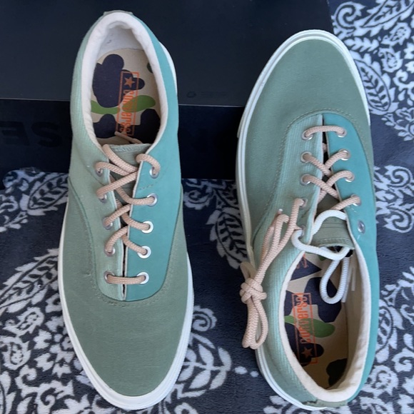 Converse Skid Grip OX Oil Green/Malachite Green MEN`S - Picture 13 of 16